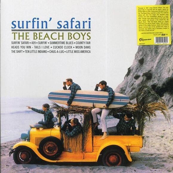 The Beach Boys Surfin’ Safari Clear Vinyl Limited Edition 500 Numbered Copy - Picture 5 of 6